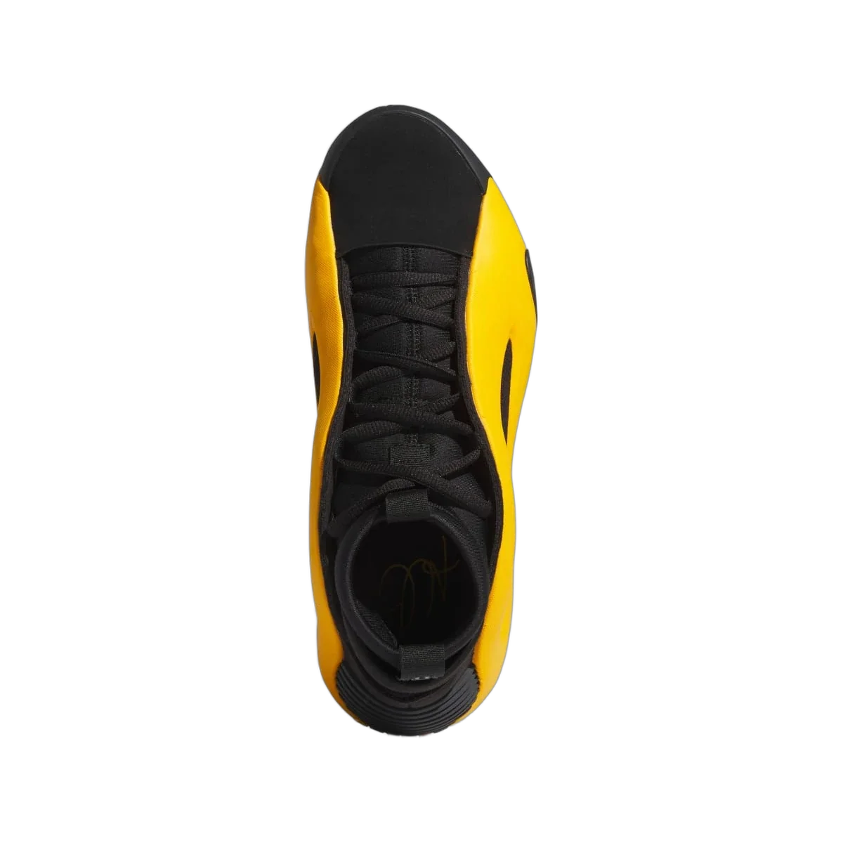 Overkicks - adidas Harden Vol. 8 Black Yellow (IG6589) - vista trasera