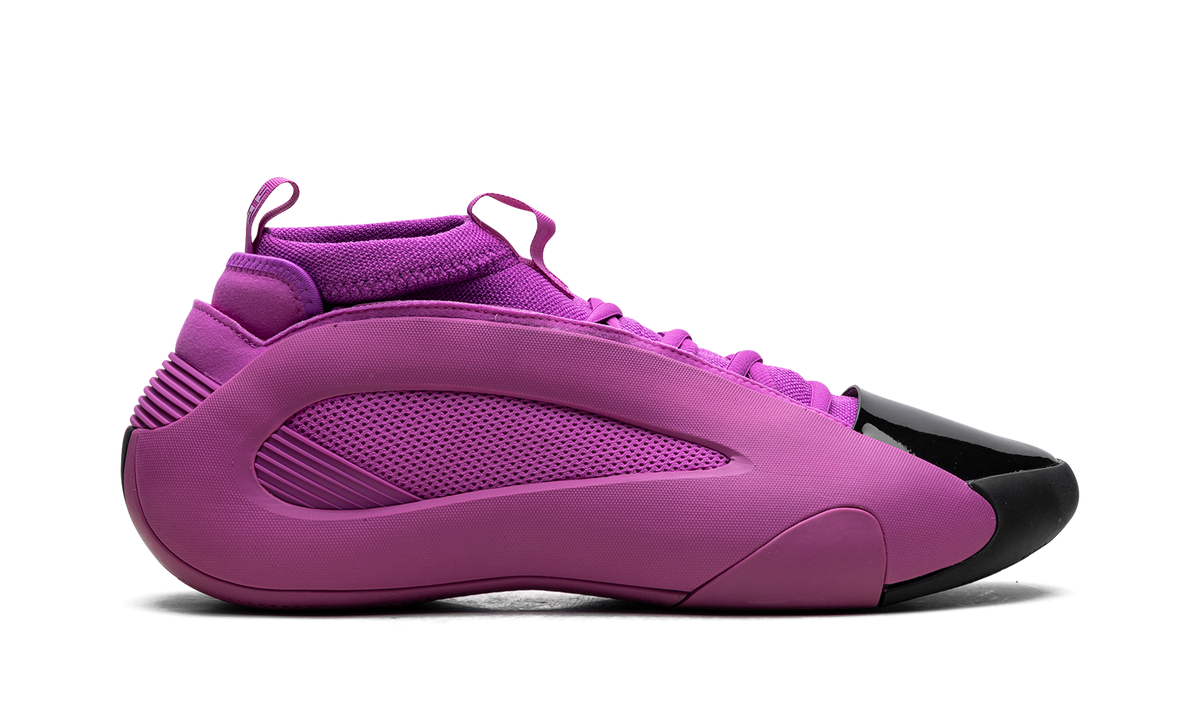 Overkicks - adidas Harden Vol. 8 Purple Burst (IG6647) - detalle talon