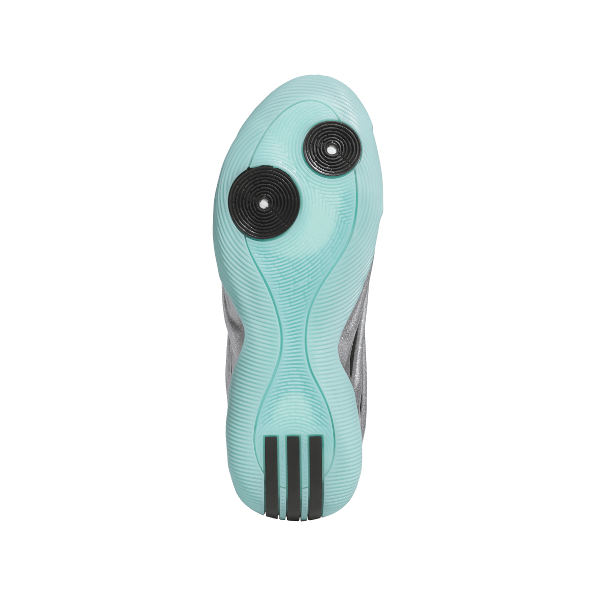 Overkicks - adidas Harden Vol. 9 Silver Aqua (JS1028) - detalle suela