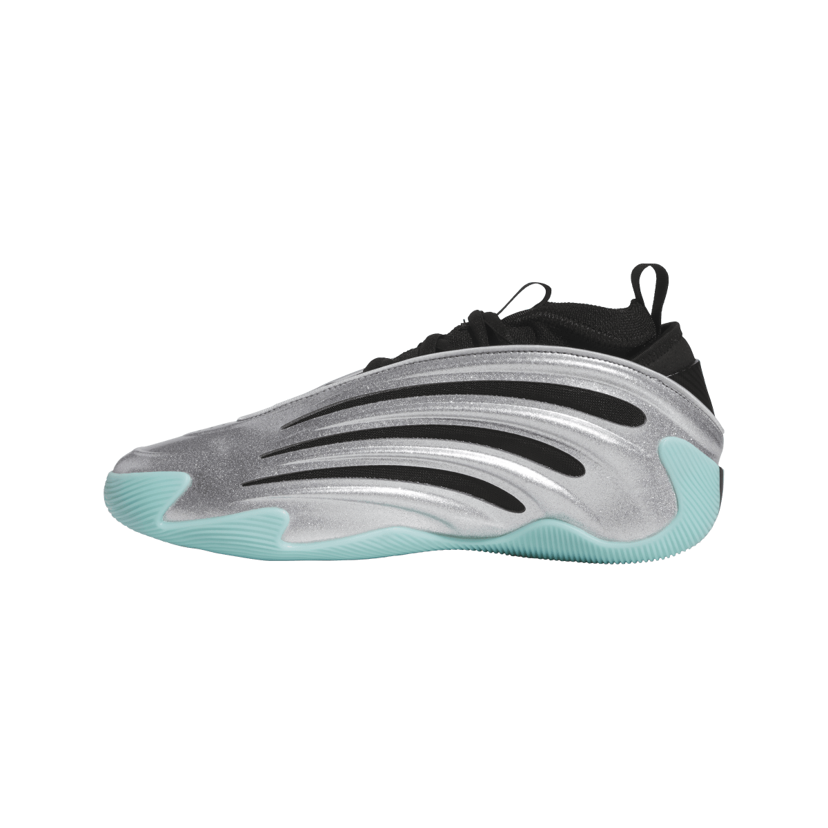 Overkicks - adidas Harden Vol. 9 Silver Aqua (JS1028) - detalle talon
