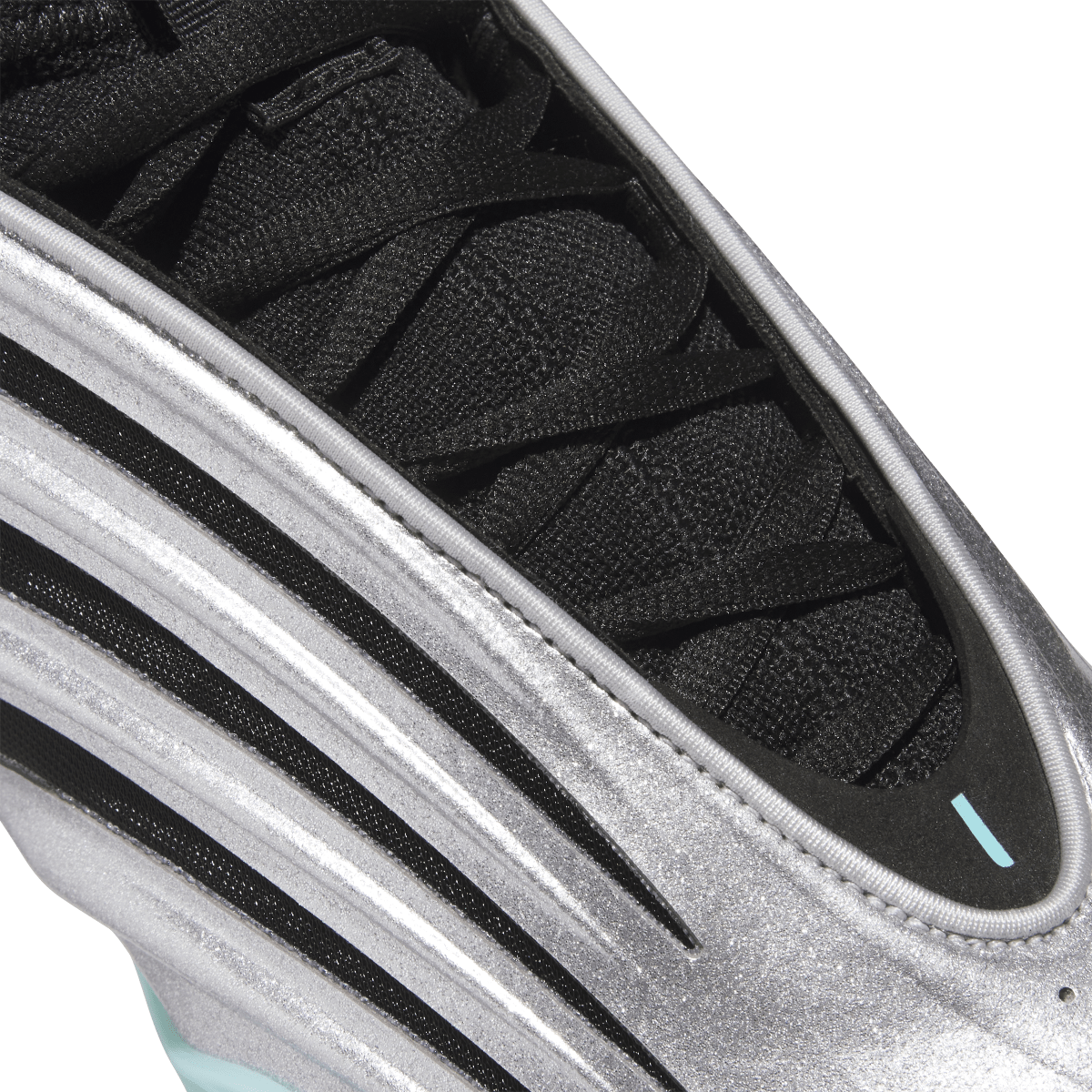 Overkicks - adidas Harden Vol. 9 Silver Aqua (JS1028) - detalle lateral interior