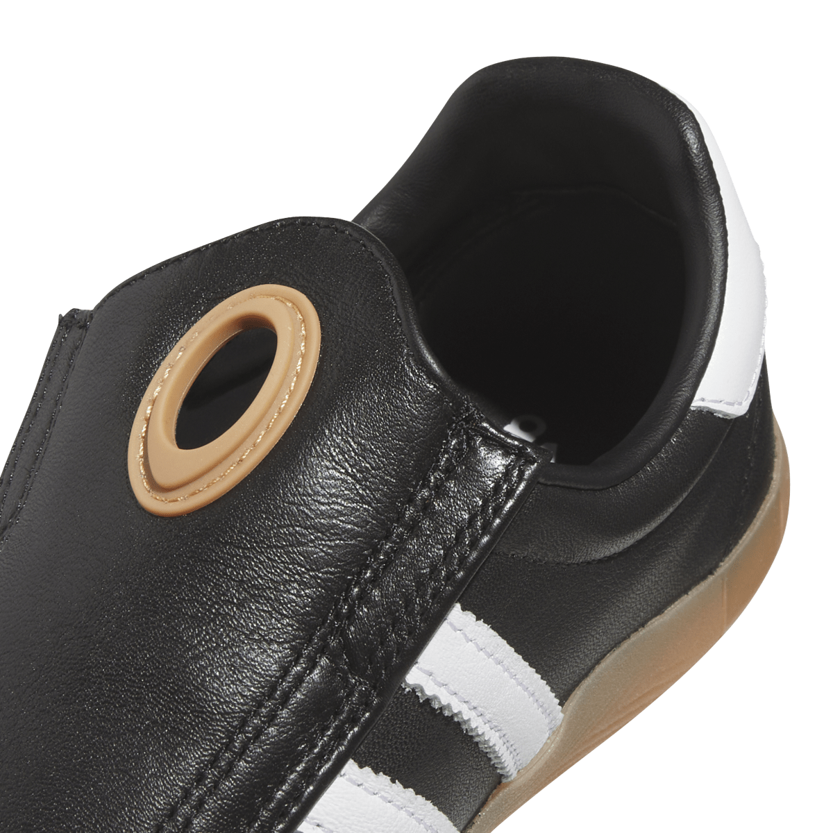 Overkicks - adidas Taekwondo Mei Black White Gum (JQ3012) - detalle lateral interior