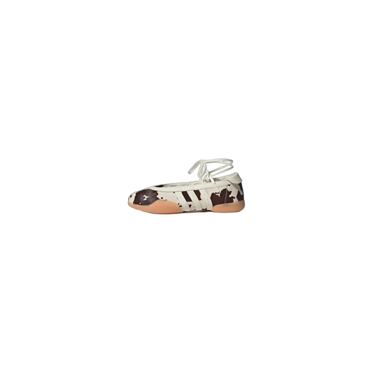 Overkicks - adidas Taekwondo Mei Cow Print Aurora Coffee (KJ0229) - vista lateral