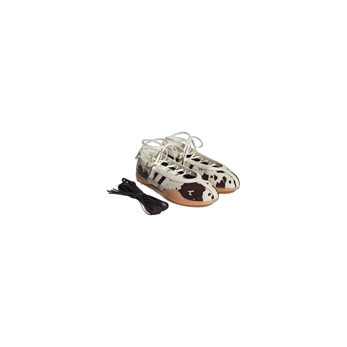 Overkicks - adidas Taekwondo Mei Cow Print Aurora Coffee (KJ0229) - detalle