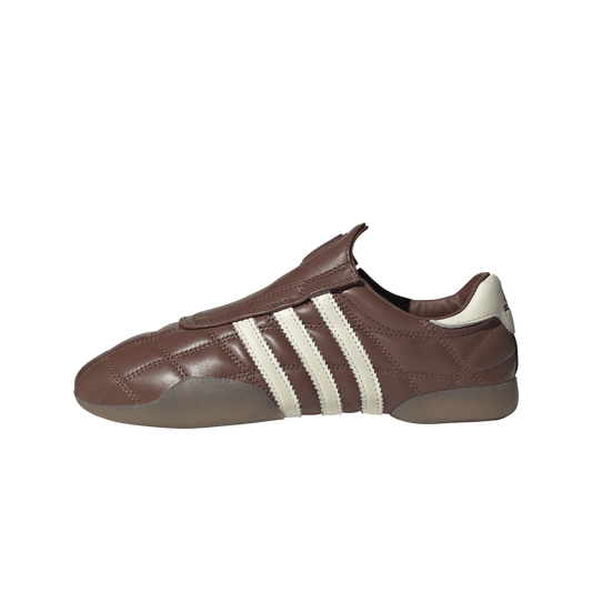 Overkicks - adidas Taekwondo Mei Preloved Brown Cream White (JR6017) - vista lateral