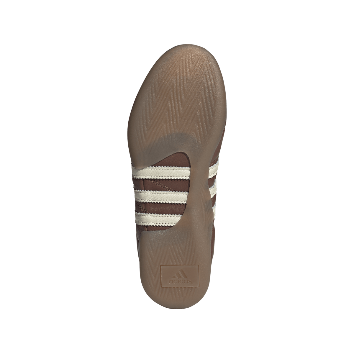 Overkicks - adidas Taekwondo Mei Preloved Brown Cream White (JR6017) - detalle suela