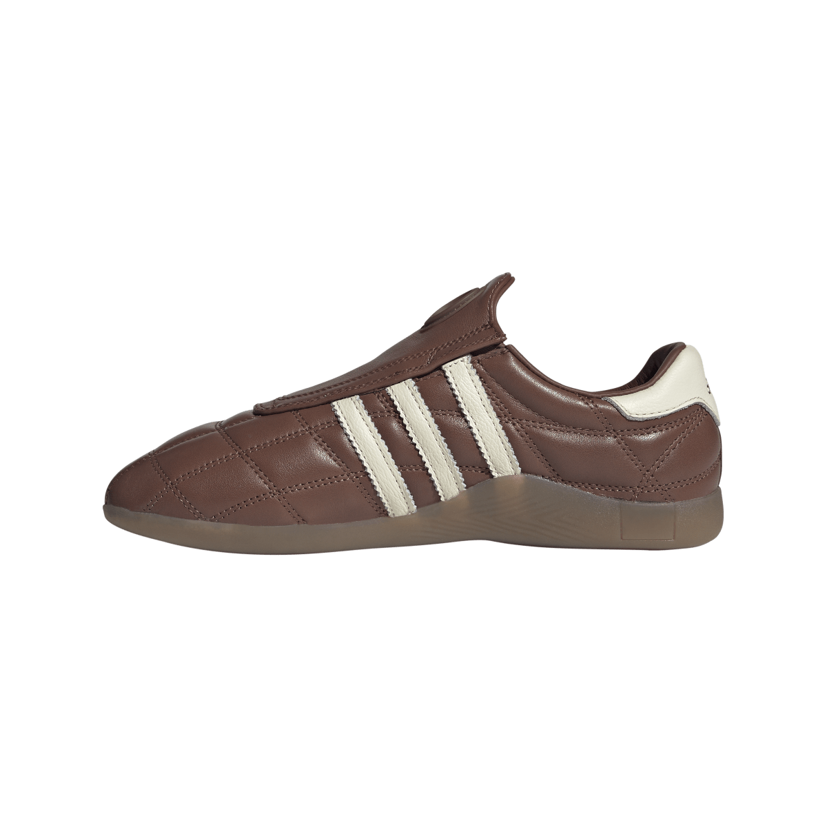 Overkicks - adidas Taekwondo Mei Preloved Brown Cream White (JR6017) - detalle talon