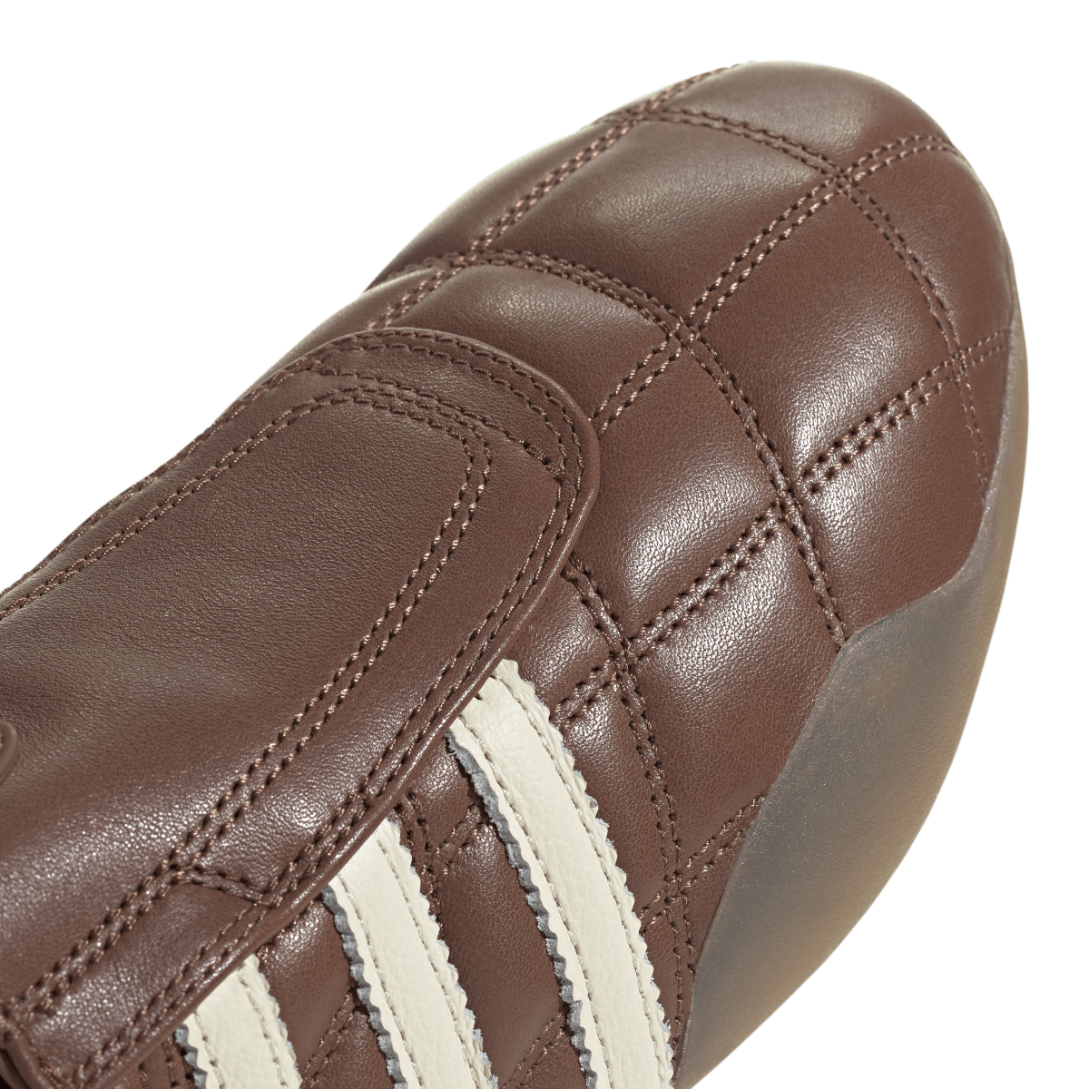 Overkicks - adidas Taekwondo Mei Preloved Brown Cream White (JR6017) - detalle lateral interior