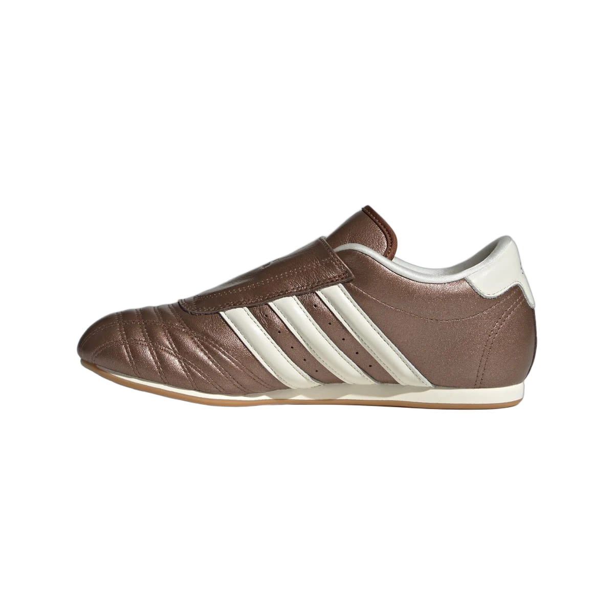 Overkicks - adidas Taekwondo Preloved Brown Off White (JS4025) - detalle talon
