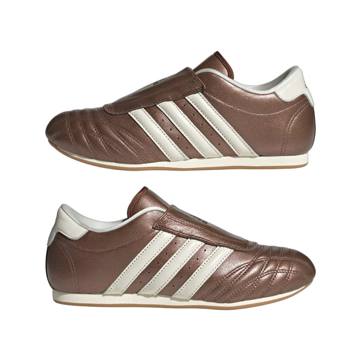 Overkicks - adidas Taekwondo Preloved Brown Off White (JS4025) - detalle lateral interior
