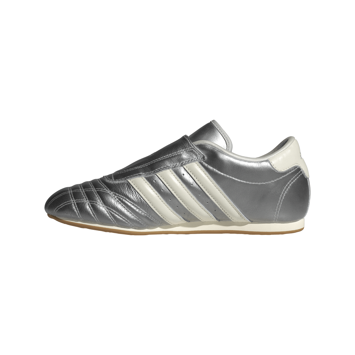 Overkicks - adidas Taekwondo Silver Metallic (JS4023) - detalle talon