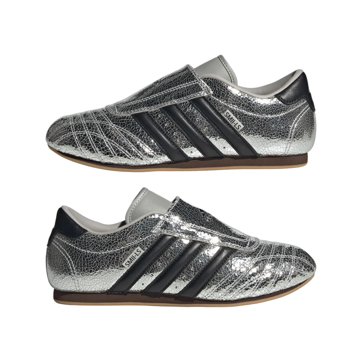 Overkicks - adidas Taekwondo Silver Metallic Black (JH9664) - detalle lateral interior