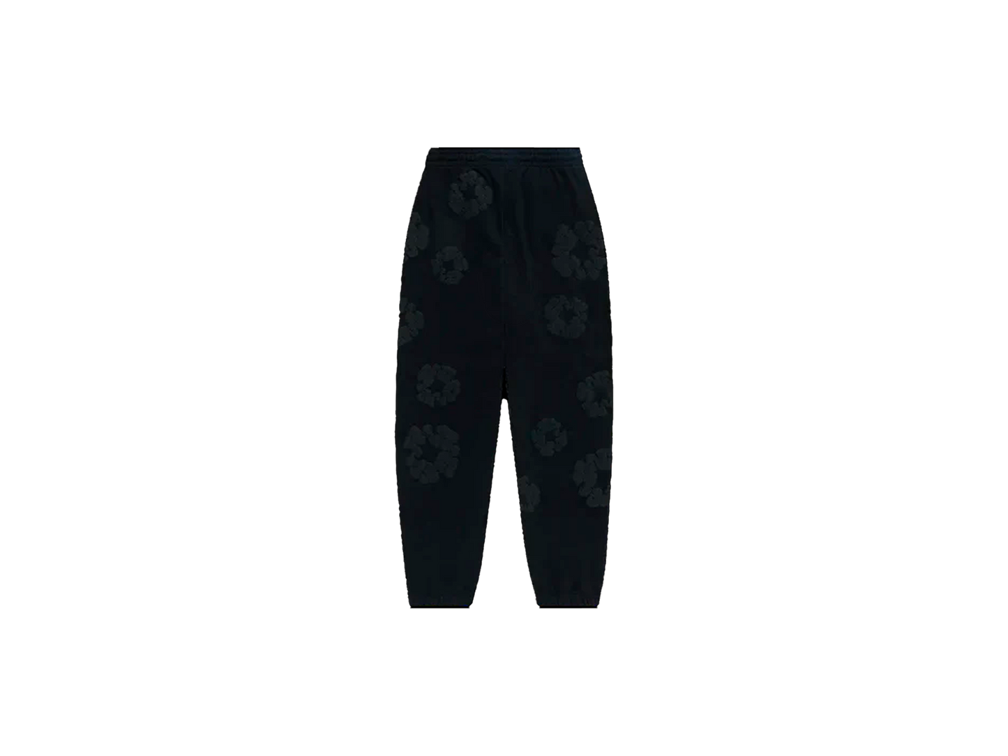 Denim Tears Cotton Wreath Sweatpants Black Monochrome