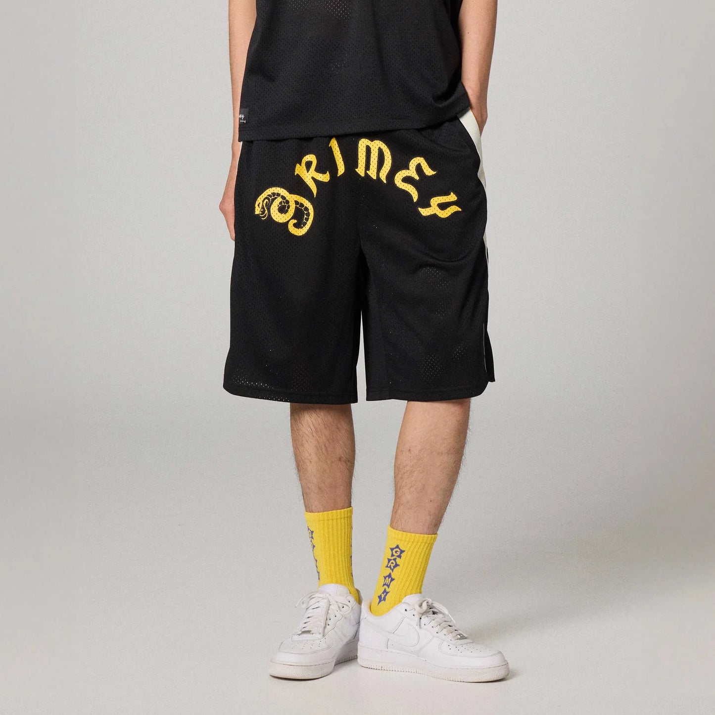 Pantalón Corto Droppin Science Baggy Black
