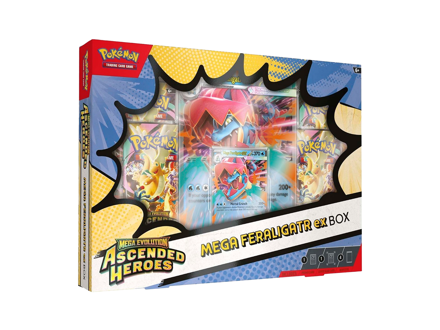 Pokémon Mega Evolution Ascended Heroes Mega Feraligatr ex Box