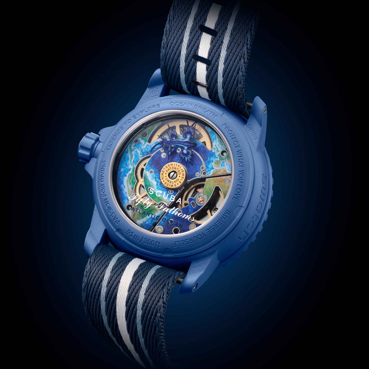 Blancpain x Swatch Scuba Fifty Fathoms Atlantic Ocean SO35A100