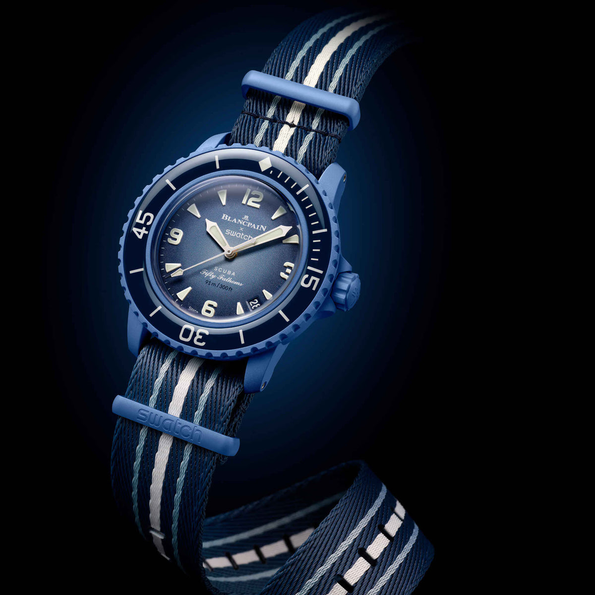 Blancpain x Swatch Scuba Fifty Fathoms Atlantic Ocean SO35A100