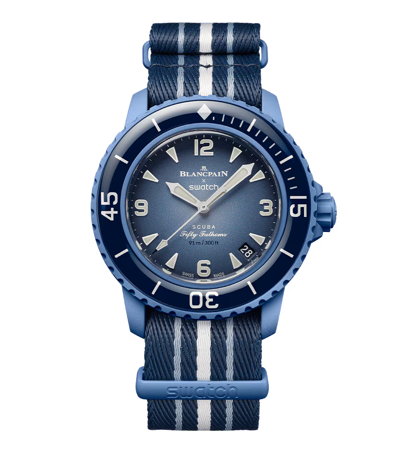 Blancpain x Swatch Scuba Fifty Fathoms Atlantic Ocean SO35A100
