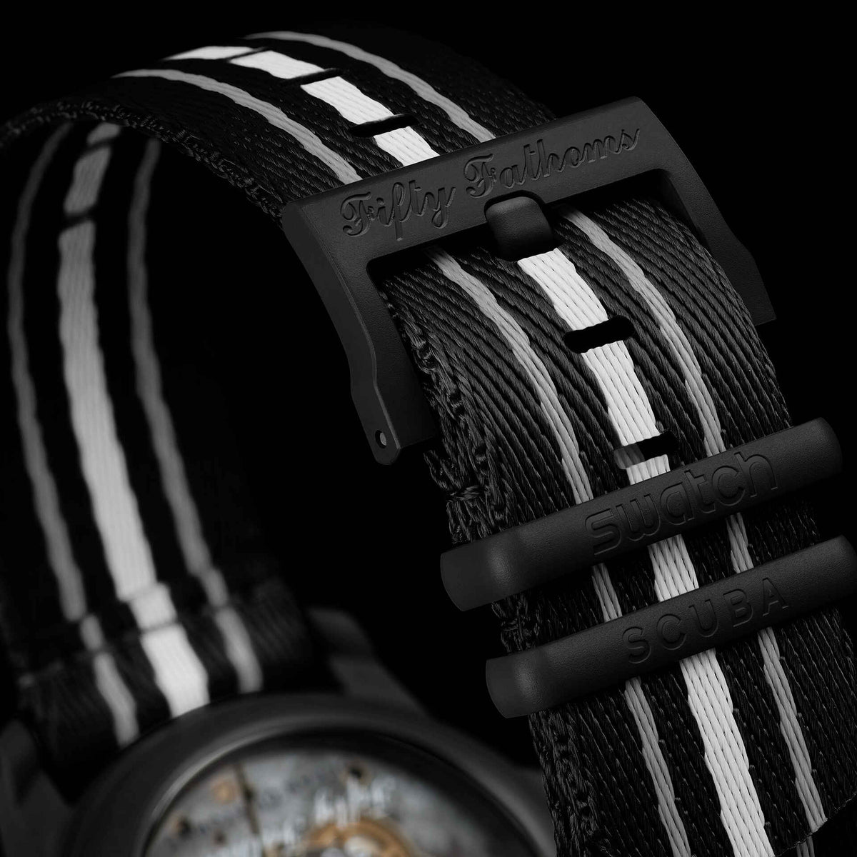 Blancpain x Swatch Scuba Fifty Fathoms Ocean of Storms SO35B400