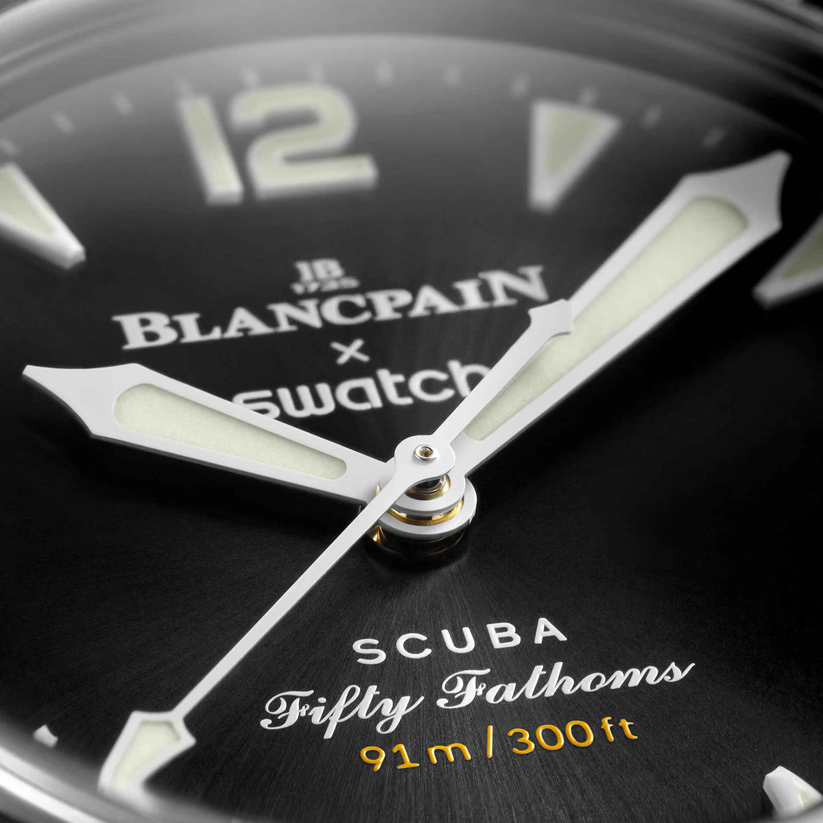 Blancpain x Swatch Scuba Fifty Fathoms Ocean of Storms SO35B400