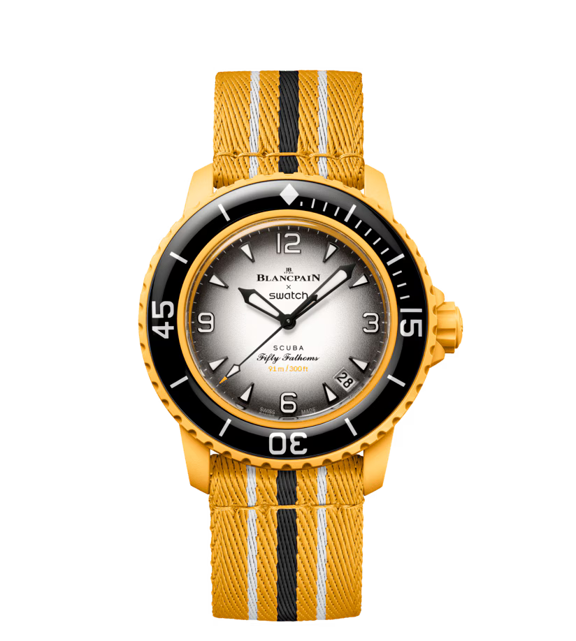Blancpain x Swatch Scuba Fifty Fathoms Pacific Ocean SO35P100