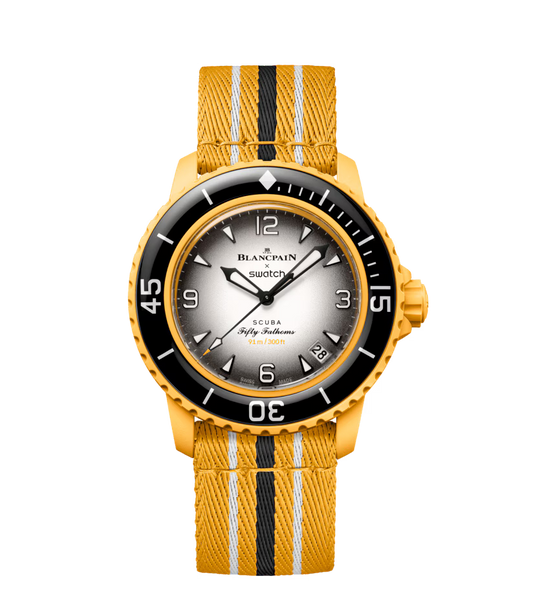 Blancpain x Swatch Scuba Fifty Fathoms Pacific Ocean SO35P100