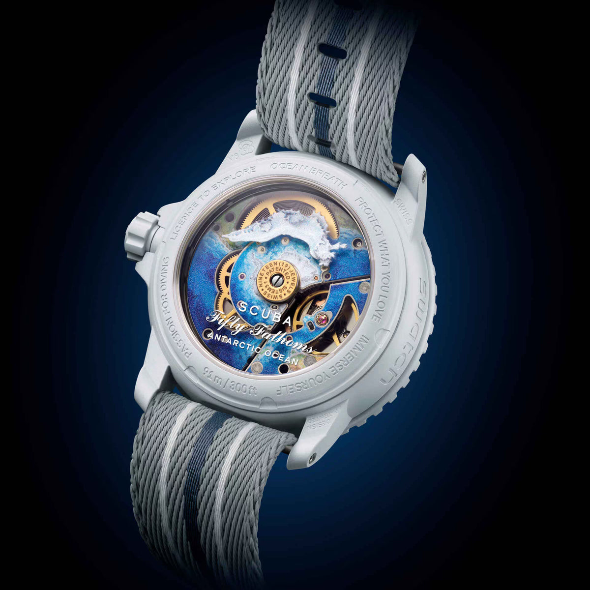 Blancpain x Swatch Scuba Fifty Fathoms Antarctic Ocean SO35S100