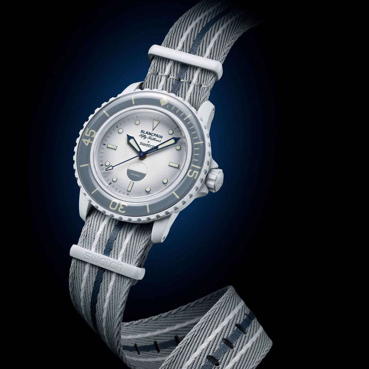 Blancpain x Swatch Scuba Fifty Fathoms Antarctic Ocean SO35S100