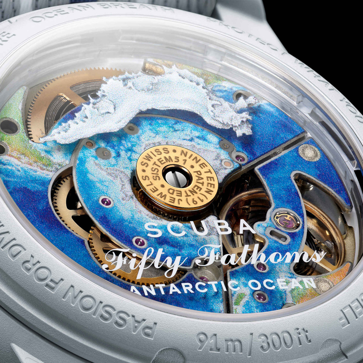 Blancpain x Swatch Scuba Fifty Fathoms Antarctic Ocean SO35S100