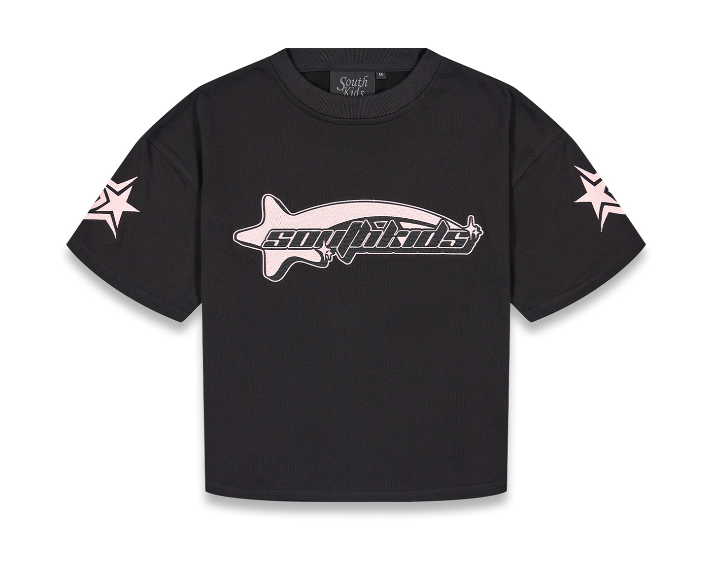 Star Tracksuit Black & Pink Tee