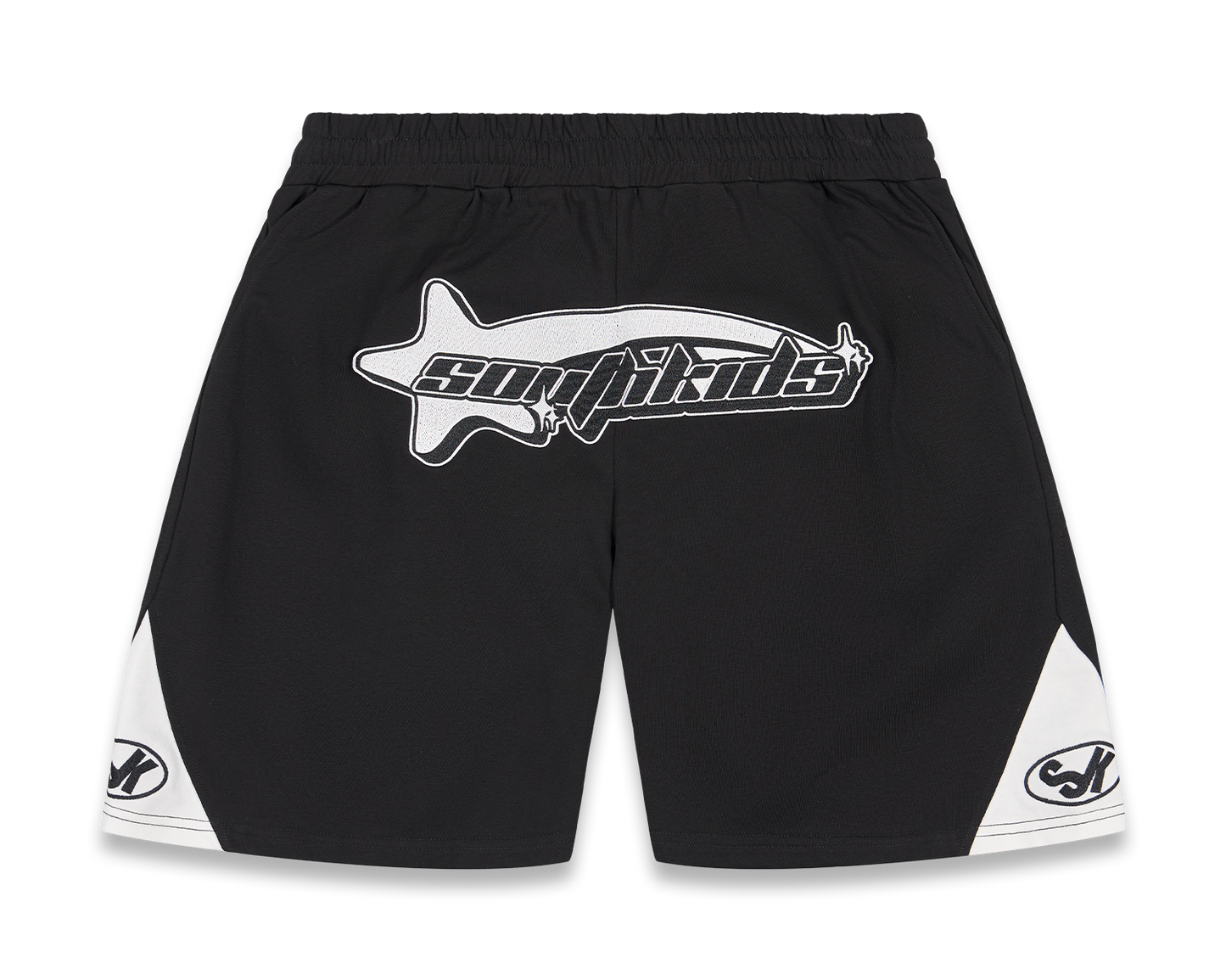 Star Tracksuit Black & White Short