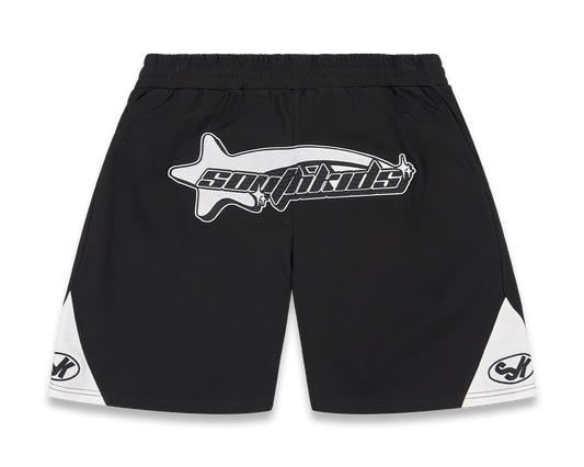 Star Tracksuit Black & White Short
