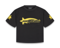 T-shirt de survêtement Star noir et jaune