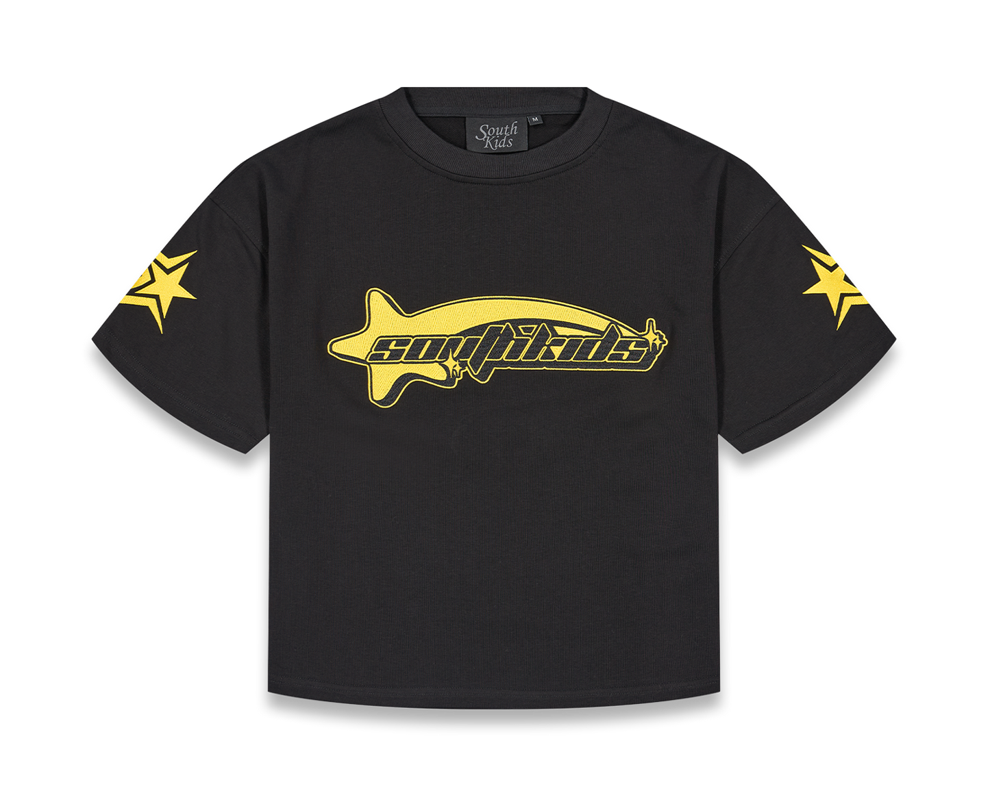 Star Tracksuit Black & Yellow Tee