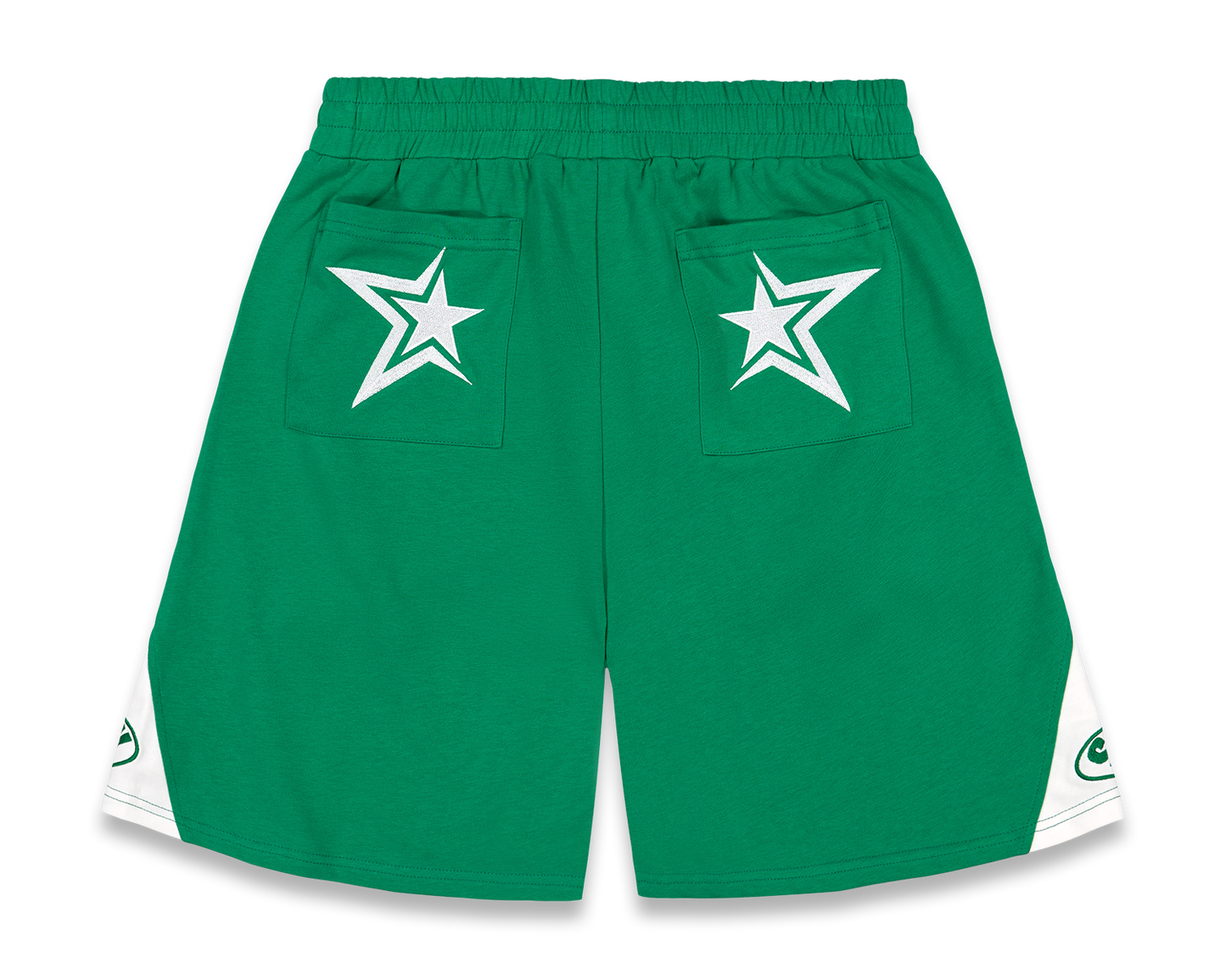 Star Tracksuit Green Shorts