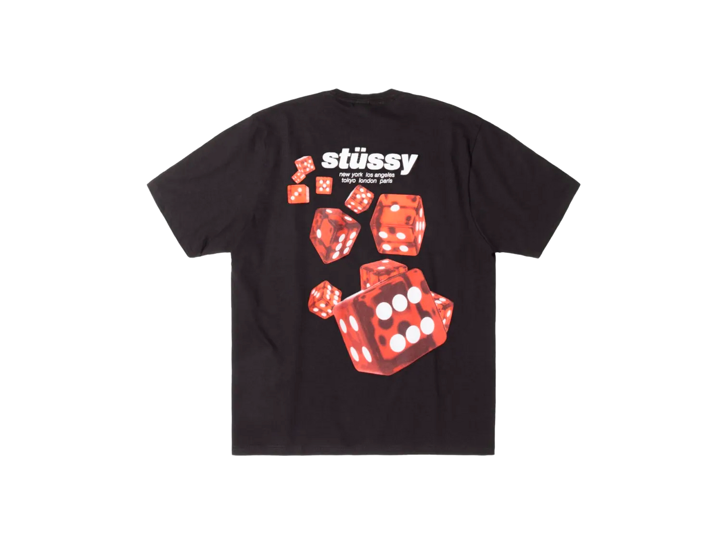 T-shirt Stussy Rollers noir