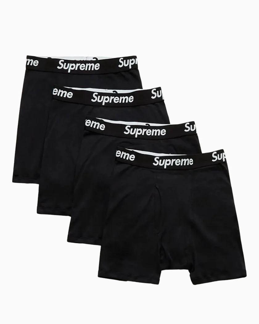 Supreme Boxer (4 Pack) Black