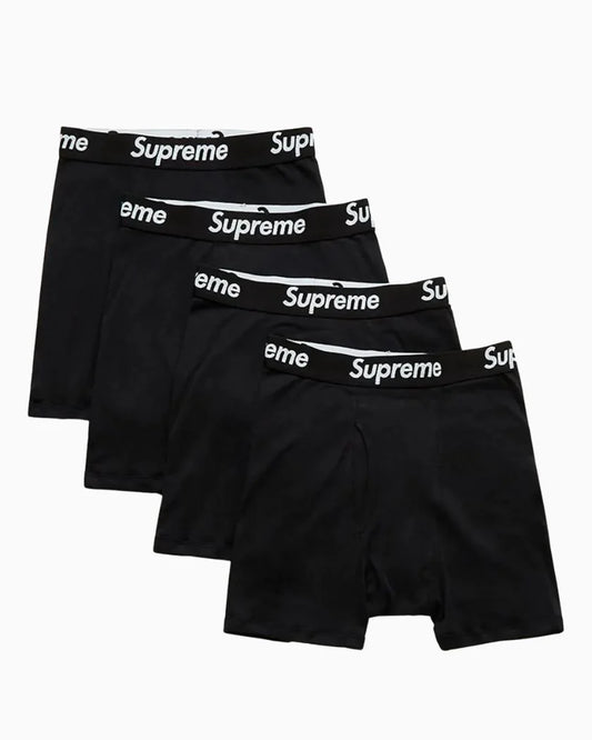 Supreme Boxer (4 Pack) Black