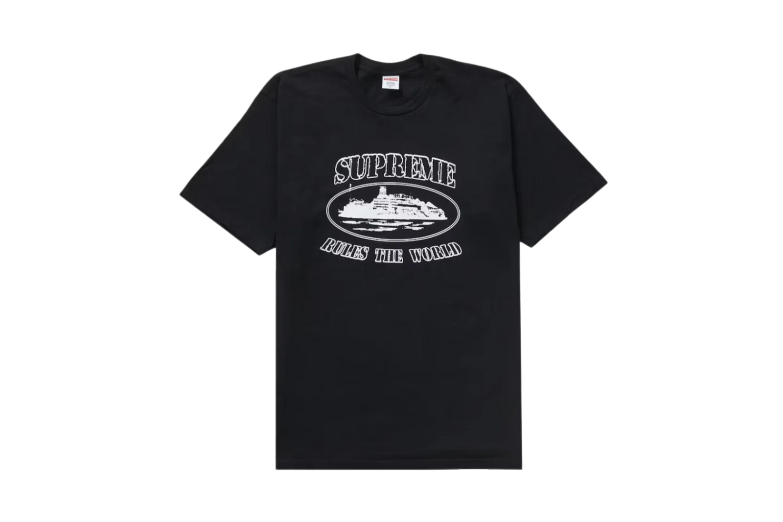 Supreme Corteiz Rules The World Tee Black