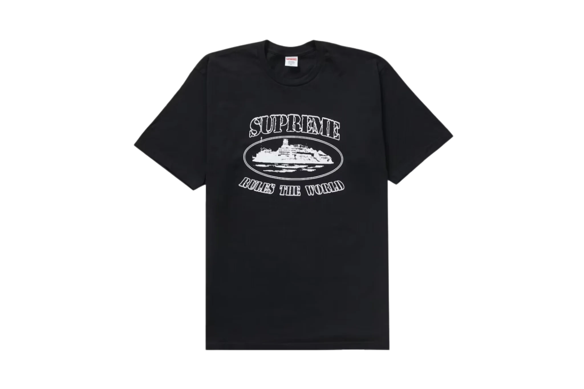 Supreme Corteiz Rules The World Tee Black
