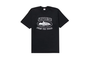 Corteiz Rules The World Tee Black