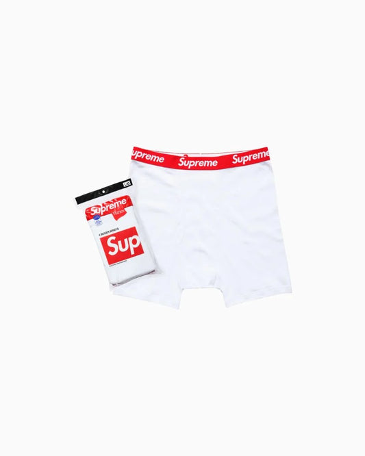 Supreme Boxer (4 Pack) White