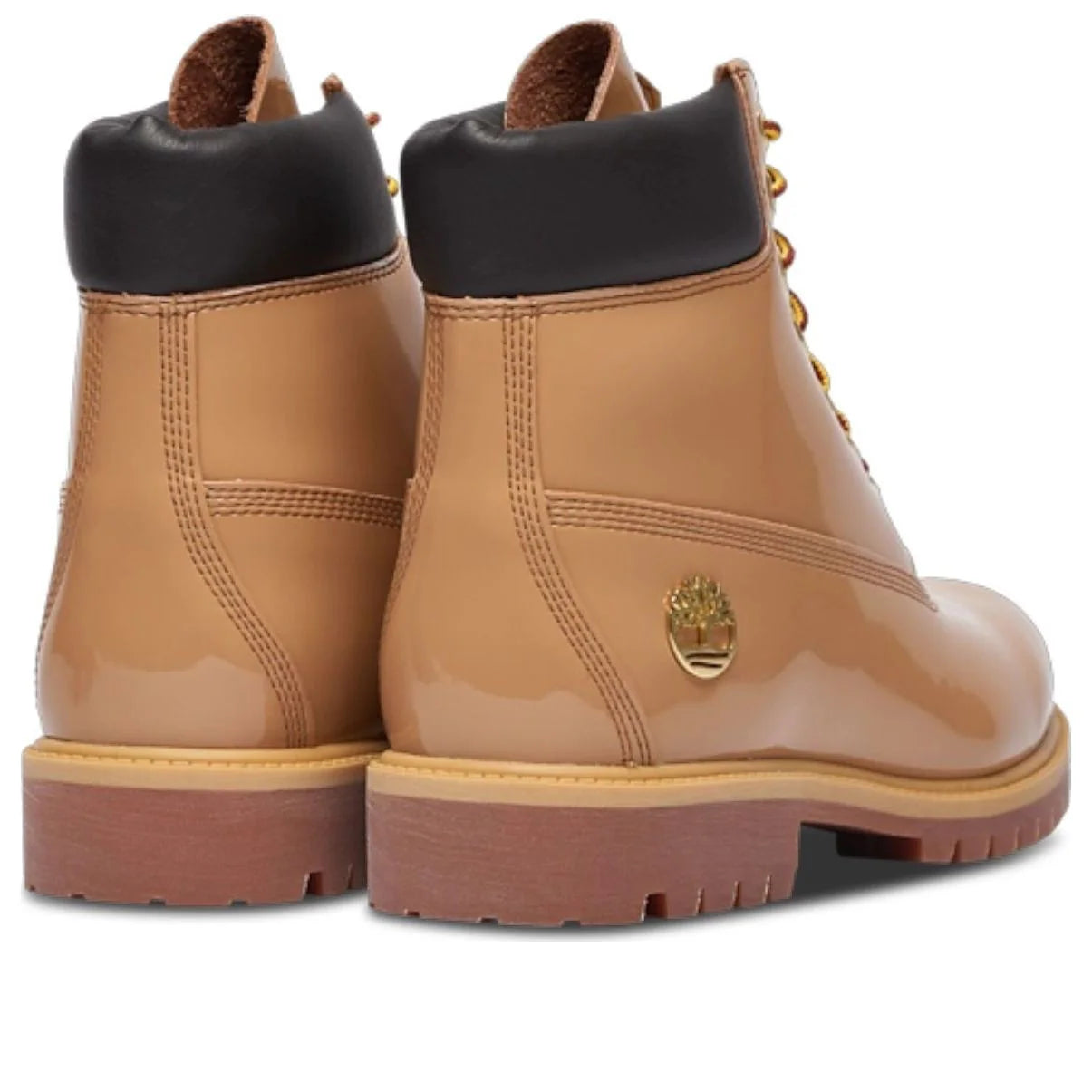 Timberland 6" Premium Waterproof Patent Boots Finch Wheat