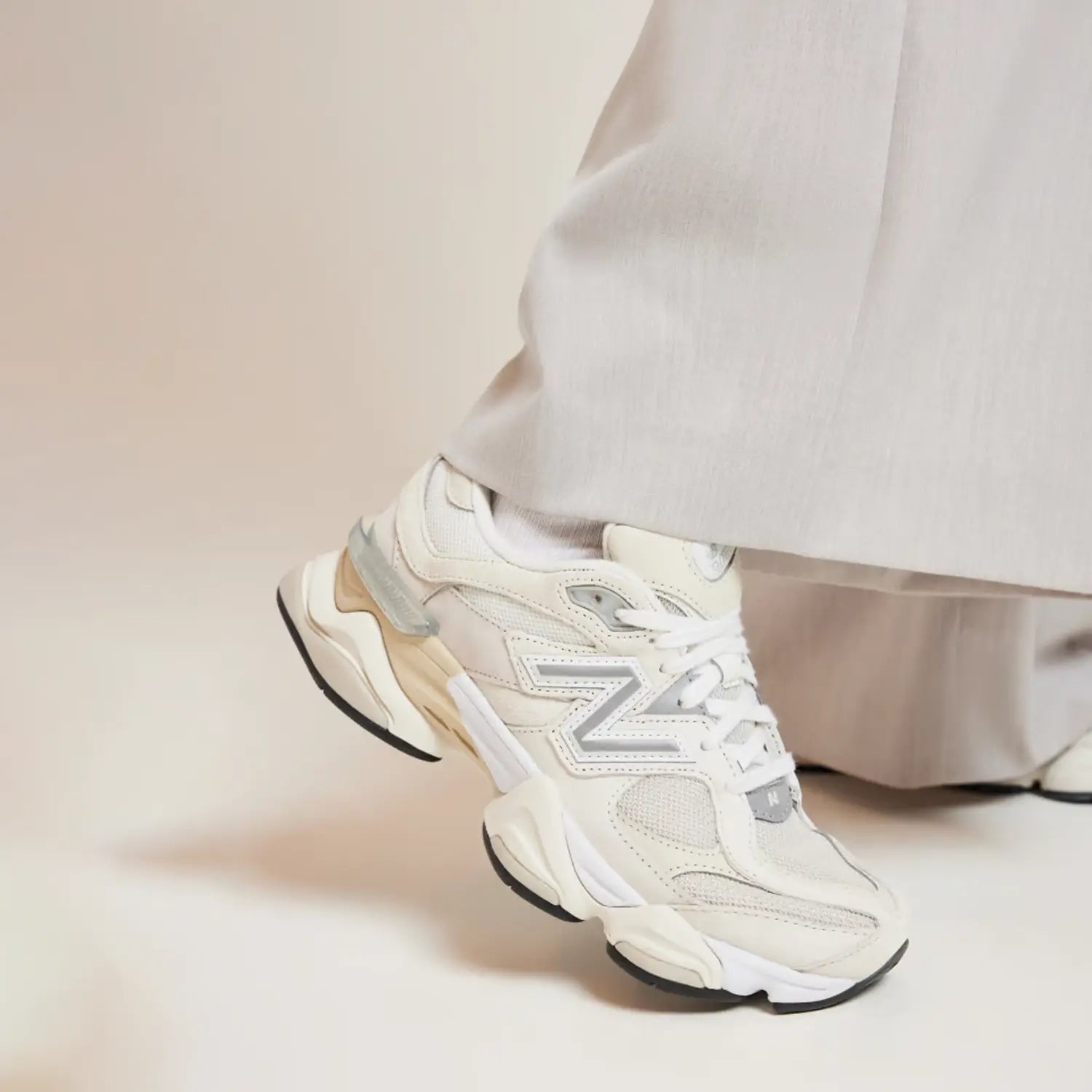 New Balance 9060 Sea Salt White