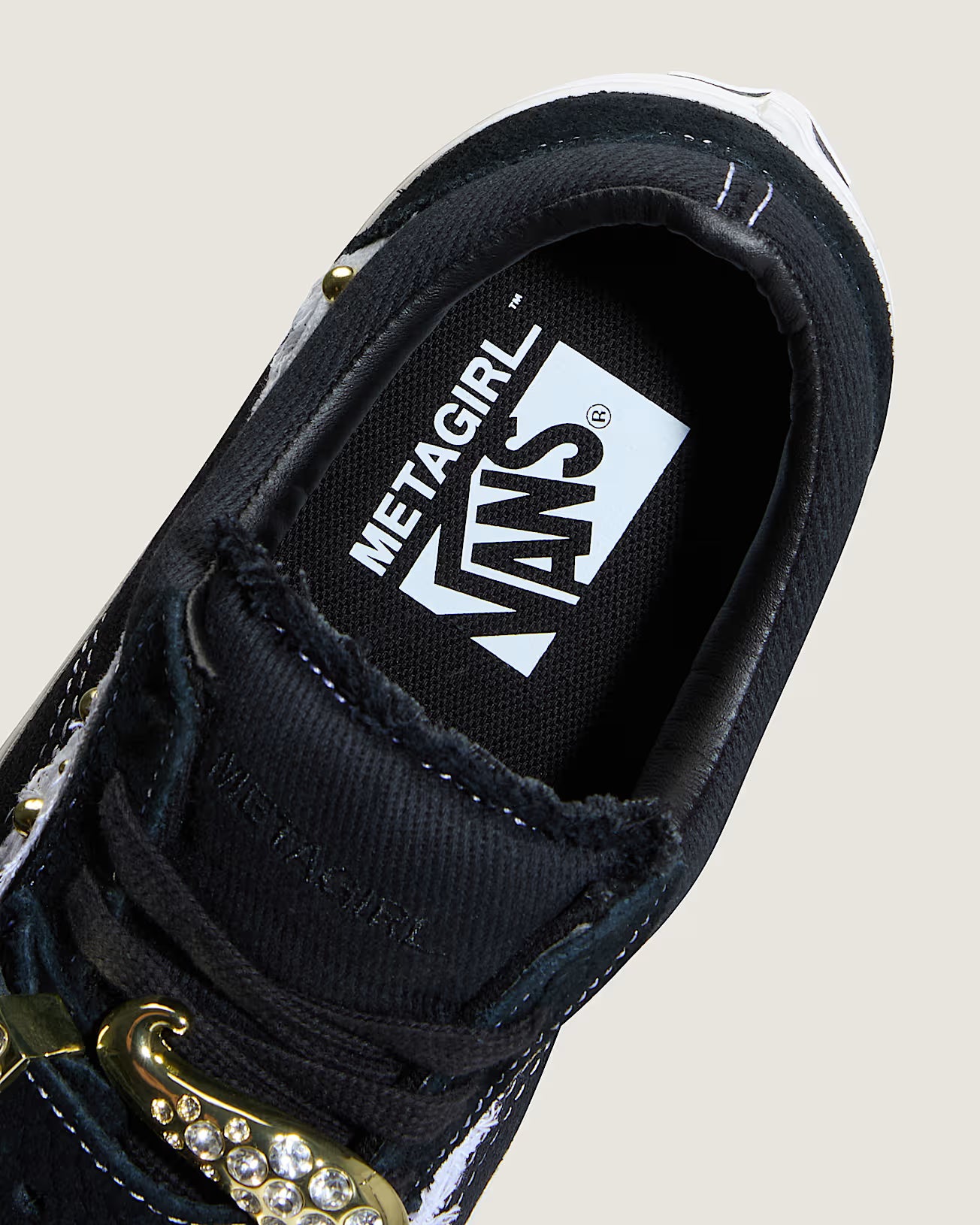 Vans Premium Old Skool 36 Metagirl Buckle Black White