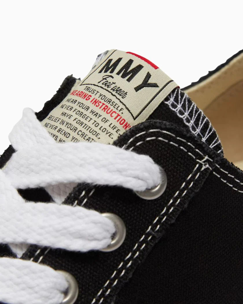Maison Mihara Yasuhiro Peterson OG Sole Canvas Low Black