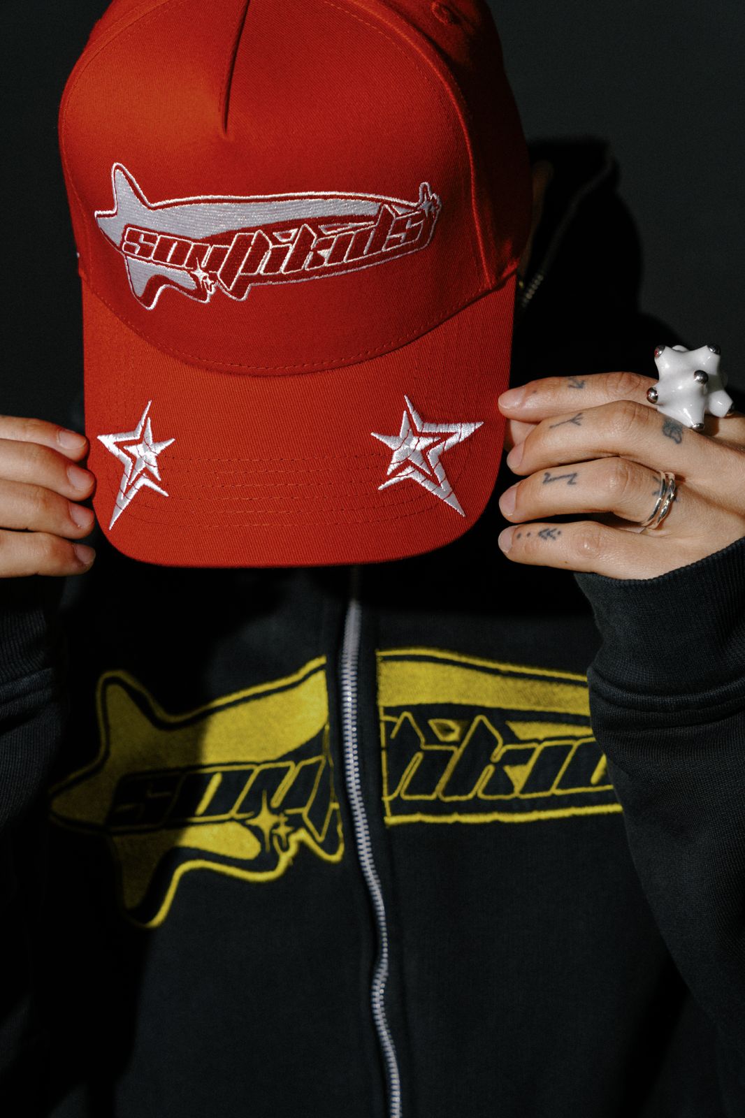 Luxury Star Cap Red