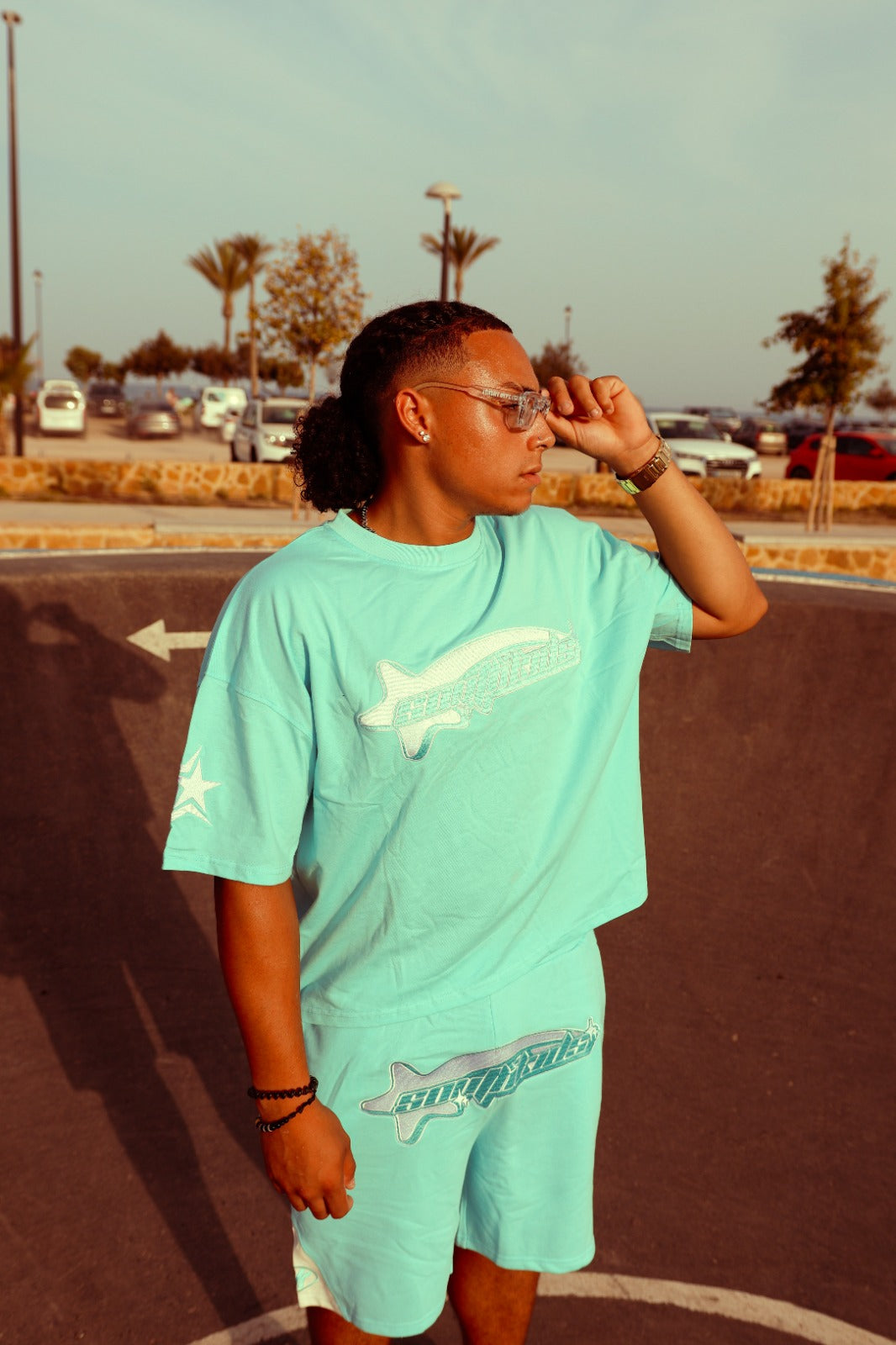 Star Tracksuit Cold Blue Tee