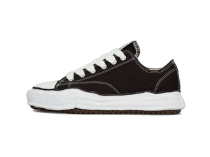 MAISON MIHARA YASUHIRO PETERSON OG SOLE CANVAS LOW BLACK