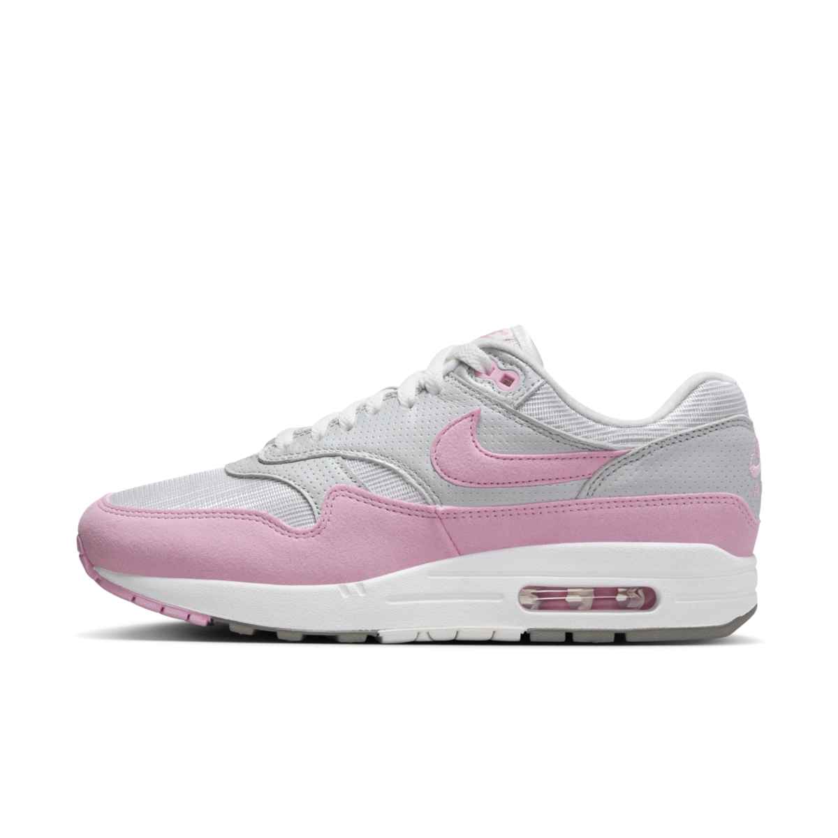 Nike Air Max 1 '87 Metallic Platinum Pink Rise